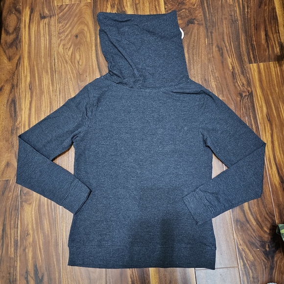 Carolina Panthers Hoodie Women Small Black Pull Over Hooded Sweater Ladies Top - Picture 3 of 5